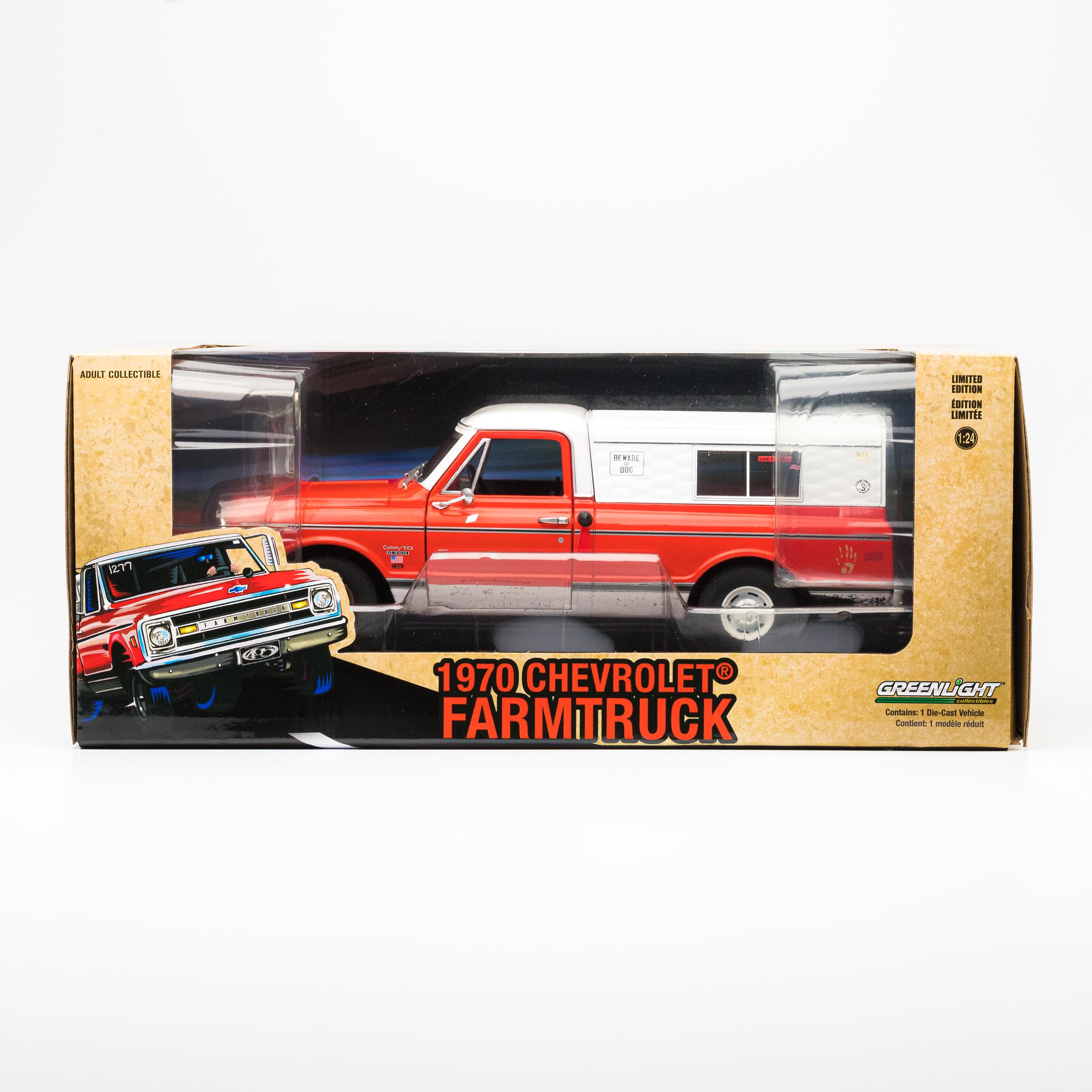 Amazon.com: 1970 Farmtruck Greenlight Diecast 1:24th Scale